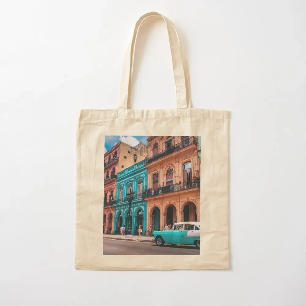 

Colorful Cuba Mask Tote Bag eco bag folding canvas bags supermarket folding bag