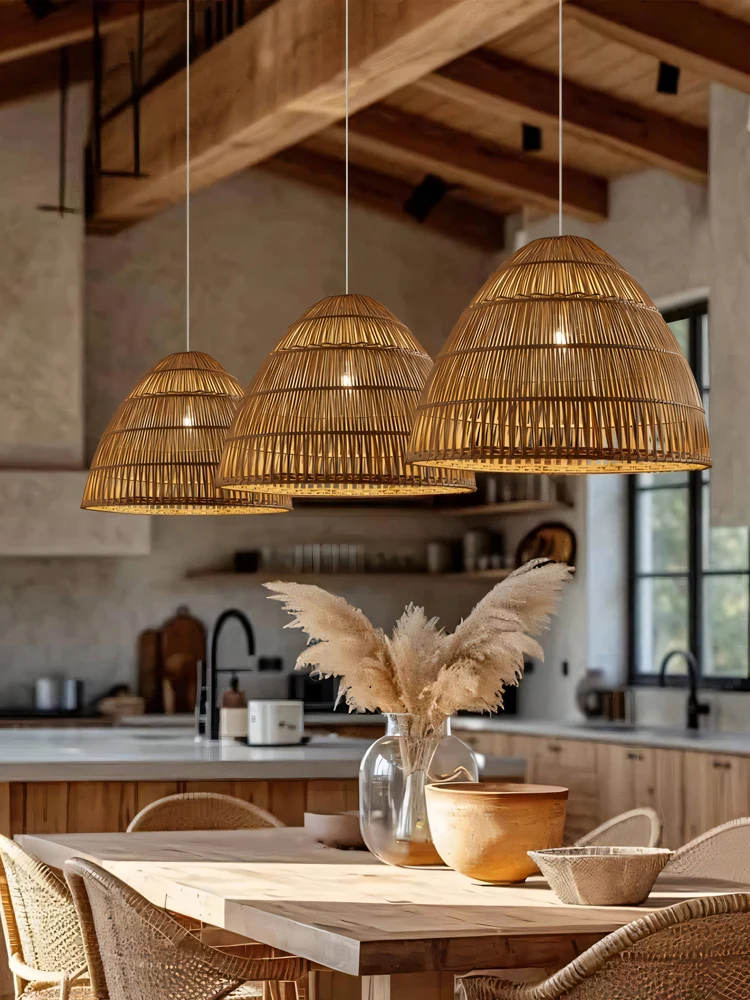 Japanese Wabi Sabi Style Restaurant Chandelier Retro Living Room Bedroom Zen Tea Room Countryside