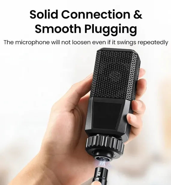 UGREEN Cable XLR Adaptador de cable de 3,5 mm a XLR Cable de micrófono macho a XLR hembra de 1/8 pulgadas