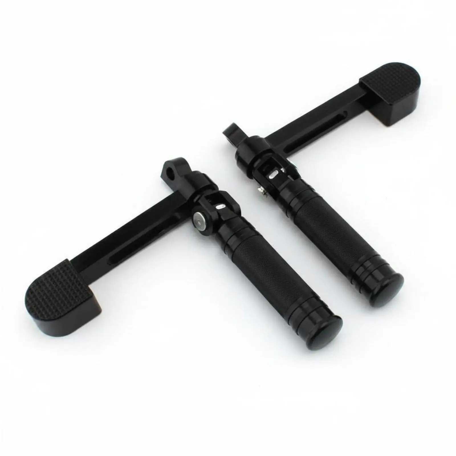 Extended Footrest for Motorcycle Harley Touring Softail 883 with Textured Grip Surface