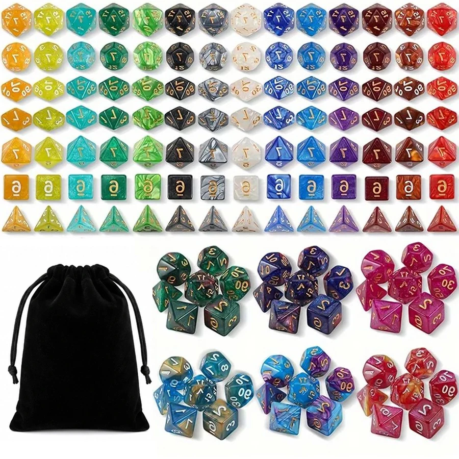 5 Sets Polyedrische Würfel-Set – Board Game Dungeons And Dragons Bewertung und Preis