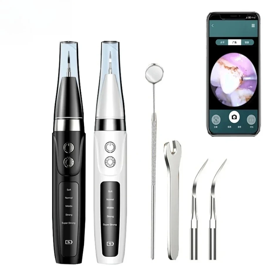 Electric Visual Ultrasonic Dental Scaler Tooth Cleaner Calculus Remover Profession Teeth Whitening Portable Tartar Eliminator