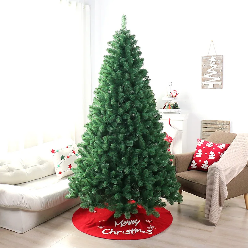 Dense Needle PVC Automatic Artificial Christmas Tree Home Shopping Mall Decoration