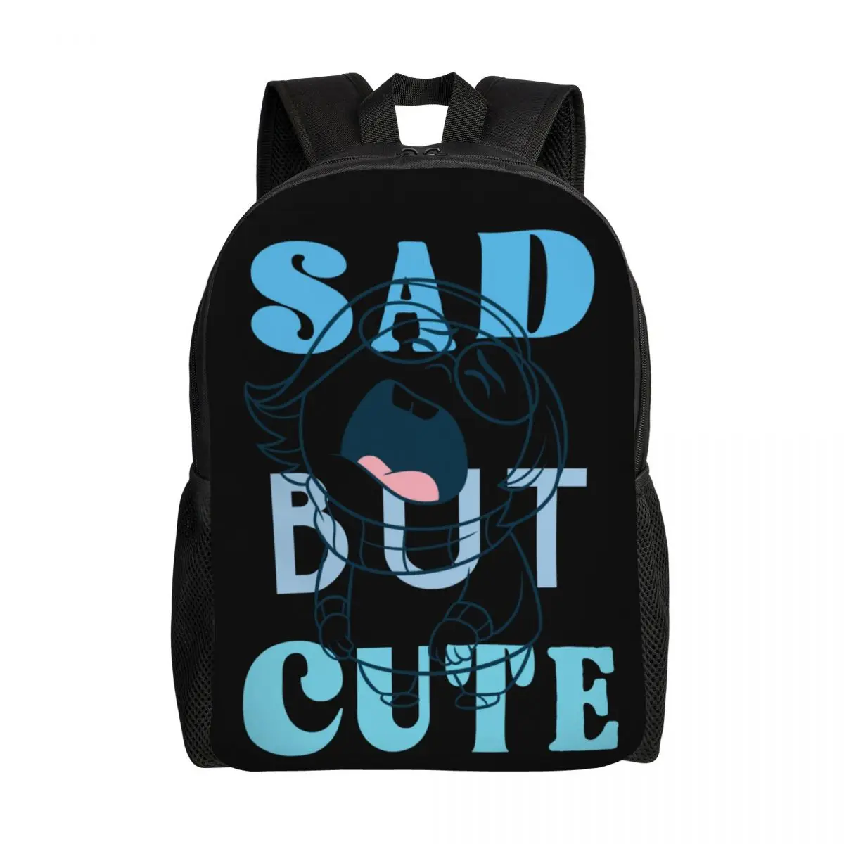 

Custom Inside Out Sad But Cute Laptop Backpack Women Men Basic Bookbag for School College Students Bags