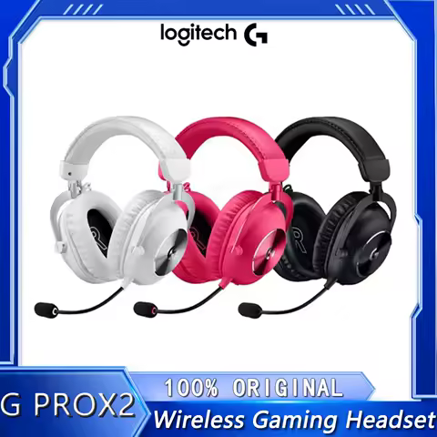 Logitech G PROX 2 Lightspeed Wireless Gaming Headset DTS:X Headphone 2.0&mdash;7.1Surround, Bluetooth/USB/3.5mm Aux, for PC, PS5,PS4