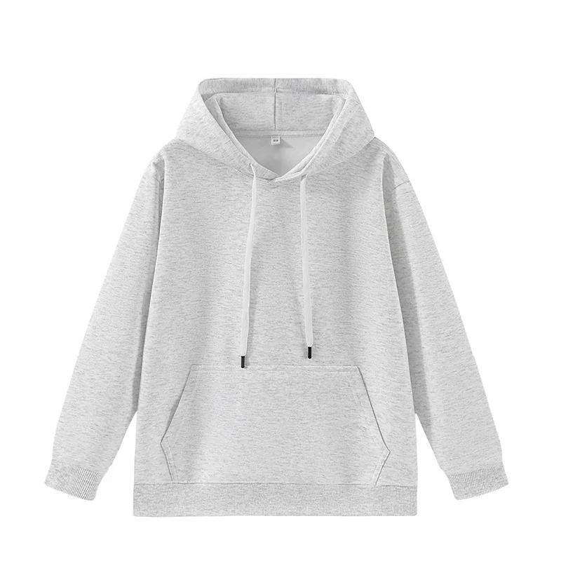 Women Casual Warm Pullover Hoodies Fashion All-Match Texture Sports Clothes Tops Autumn Winter Basic Classic Hooded Sweatshirt