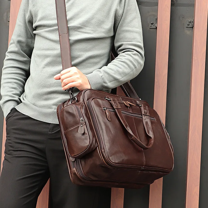 Large Capacity Men Shoulder Bags For Macbook HP DELL 15\