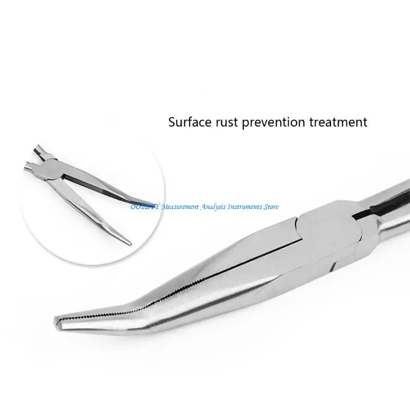 367D 11 Inch Long Nose Pliers Bent Nose Plug Cable Puller Long Needle Nose Pliers