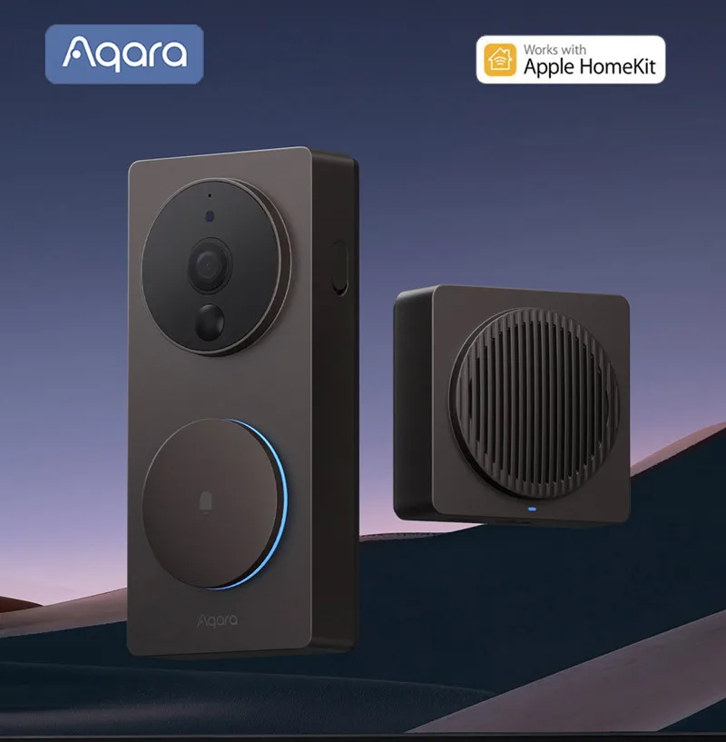 Aqara timbre de vídeo inteligente G4 WiFi 1080P HD píxeles timbre de puerta Visual Control remoto en casa inteligente ojo de gato electrónico para la aplicación Homekit
