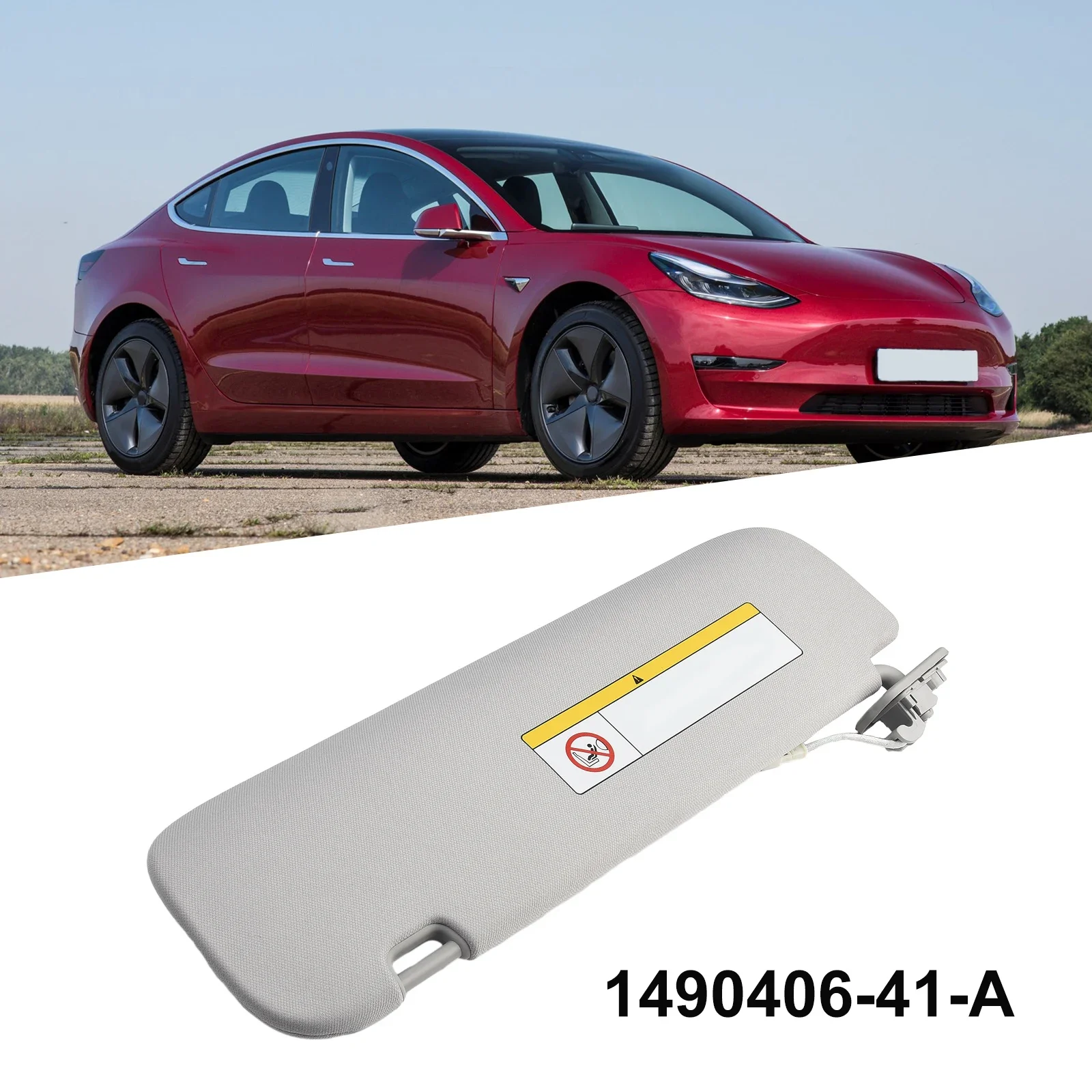 

Часть солнцезащитного козырька металл 1490406 -41-A для Tesla Model 3/Y, практичный правый солнцезащитный козырек, высококачественная замена