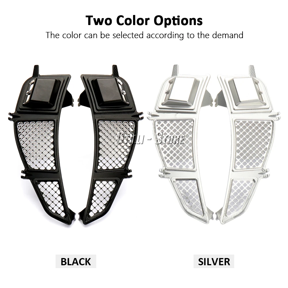 For For Vespa GTV 300 GTV300 GTS 300 GTS300 2023 2024 Motorcycle Radiator Guard CNC Aluminum Moto Grille Cover Mesh Protector