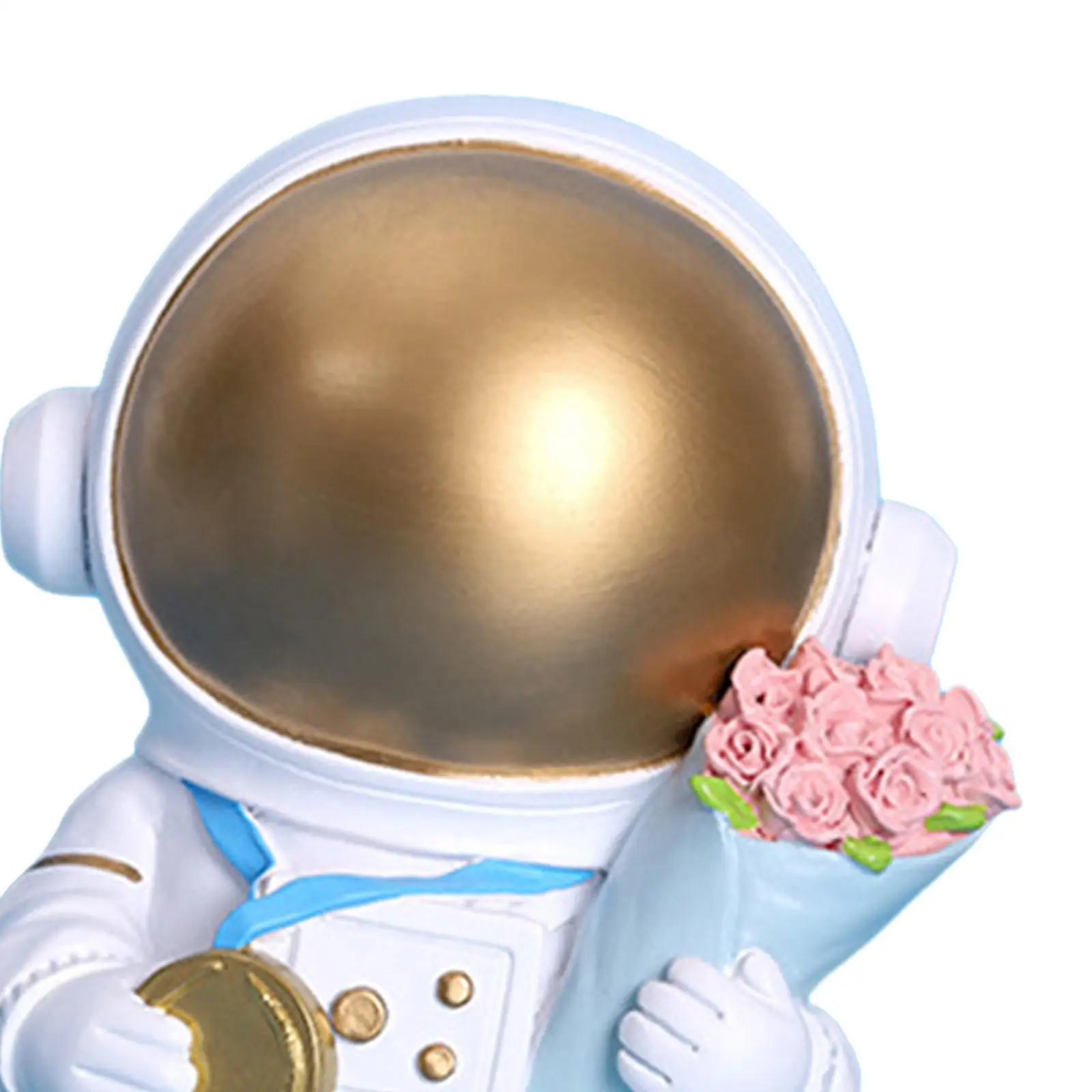 Spaceman Statue Figures Ornament Resin for Home Decor Tabletop Entrance