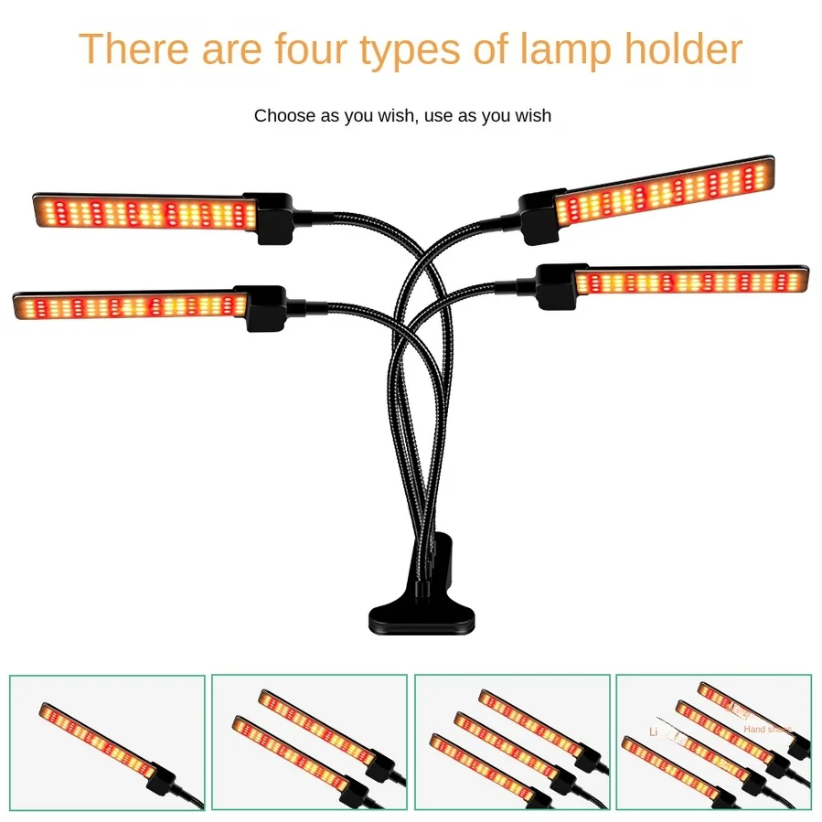 Espectro completo led crescer luzes planta interior hidroponia flor melhores plantas crescer lâmpada 5v barra de suporte usb com suporte telescópico