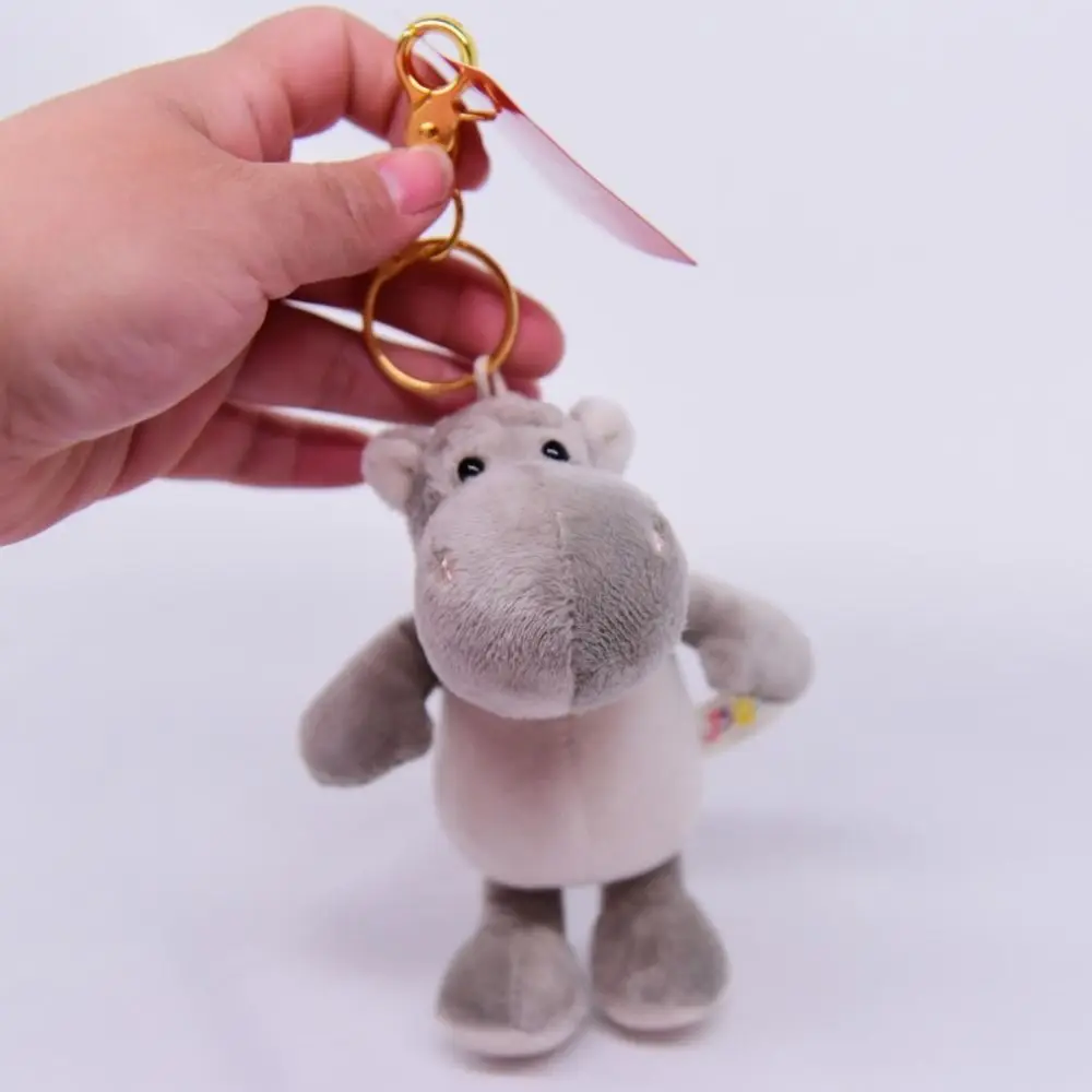 Animale di peluche Portachiavi di peluche Giungla Fratello Lupo Ippopotamo Foresta Animale Ciondolo Tigre Giraffa Koala Procione