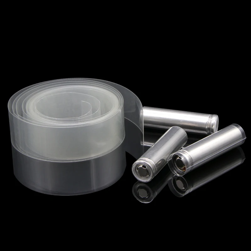 2/5/10M Clear PVC Heat Shrink Tubing Width 50~600mm Width Insulated Film Wrap lithium Case Cable Sleeve Shrinkable Heat Tube