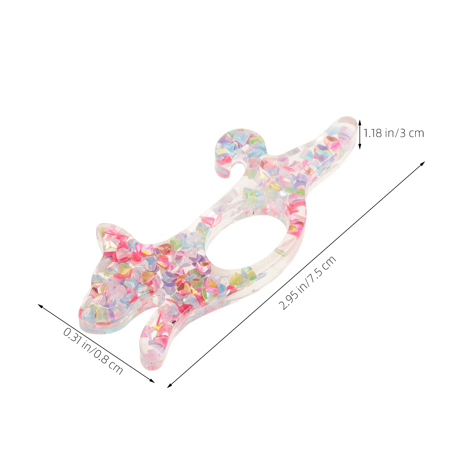 

Reusable Bookmark Dog Shaped Reading Ring Strong Weight Page For Book Lovers Gifts Small Thumb Holder Household