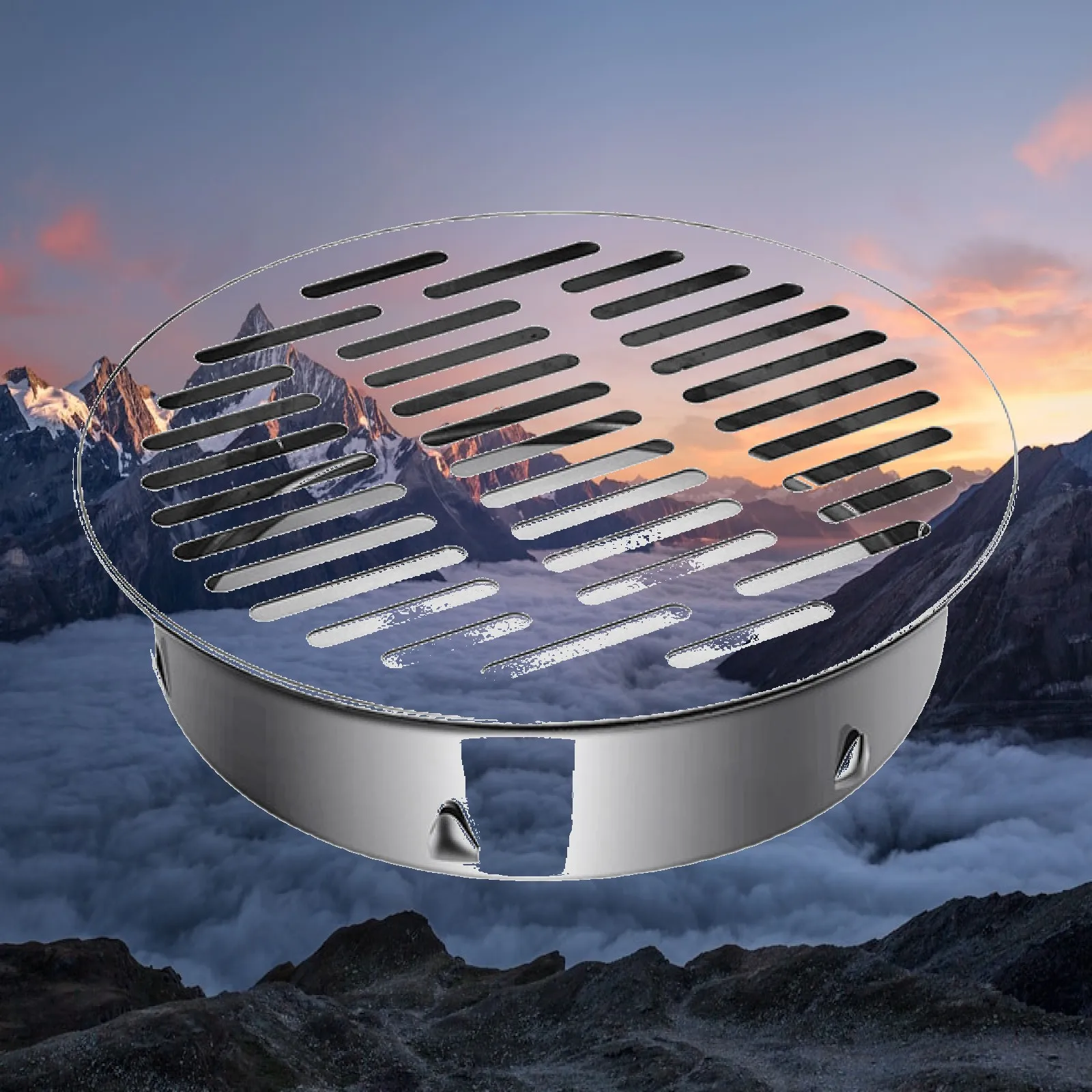 Durable Stainless Steel Drain Cover Round Mesh Trap Anti Blocking for Kitchen Bathroom Shower Basement