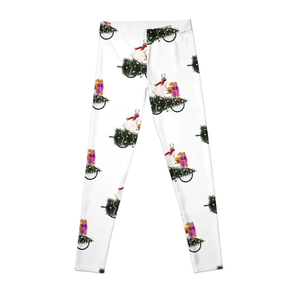 

Llama Bringing Home Christmas Tree Leggings sports for gym Sportswear woman gym flared Golf wear Womens Leggings