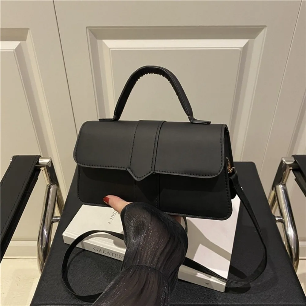 Fashion Pu Leather Shoulder Bag Square Underarm Bag Crossbody Bag