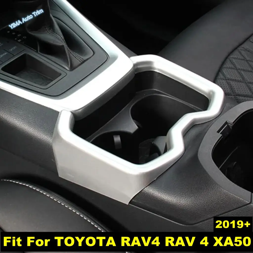 

For TOYOTA RAV4 RAV 4 XA50 2019 2020 2021 2022 2023 2024 Car Front Row Water Cup Holder Decoration Trim Cover Frame Accessories