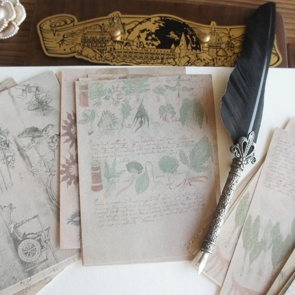 30 ورقة كتاب من أكثر من عقد من الحروف تصميم خلفية ورق الحرف هدية الديكور سكرابوكينغ اليدوية DIY بها بنفسك