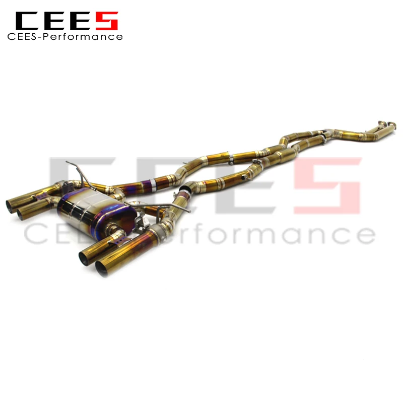 CEES Catback Exhaust for BMW M3 M4 M2C F80 F82 M2 Competition 3.0T 2015-2019 Valvetronic Exhaust Mufflers