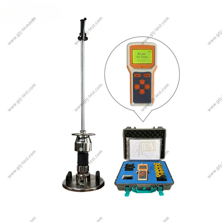 GTJ-EVD Light Weight Deflectometer Dynamic plate load tester at site