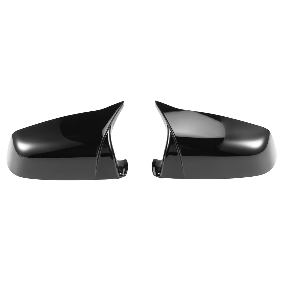 

Side Wing Rearview Mirror Cap for BMW 5, 6, 7 Series E60, E61, E63, E64, F06, F07, F10, F11, F13, F01-F04, Black -T45C