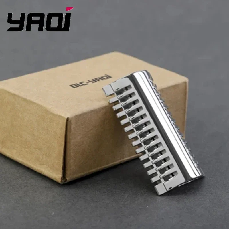 رأس ماكينة حلاقة آمنة من الفولاذ المقاوم للصدأ 316 المصقول من Yaqi - لمسة نهائية ميلون لتجربة الحلاقة الناعمة #4