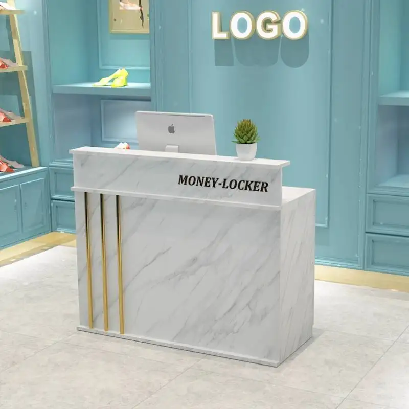Design Storage Reception Desks Black Cheap Mini Modern Luxury Reception Desks White Corner Wood Mostrador Recepcion Furniture