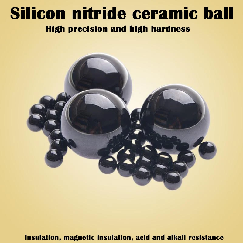 

High Hardness Si3N4 Ceramic Beads High Precision Silicon Nitride Ceramic Balls 16 17.4 19 20 25 30 35 40 45 50mm