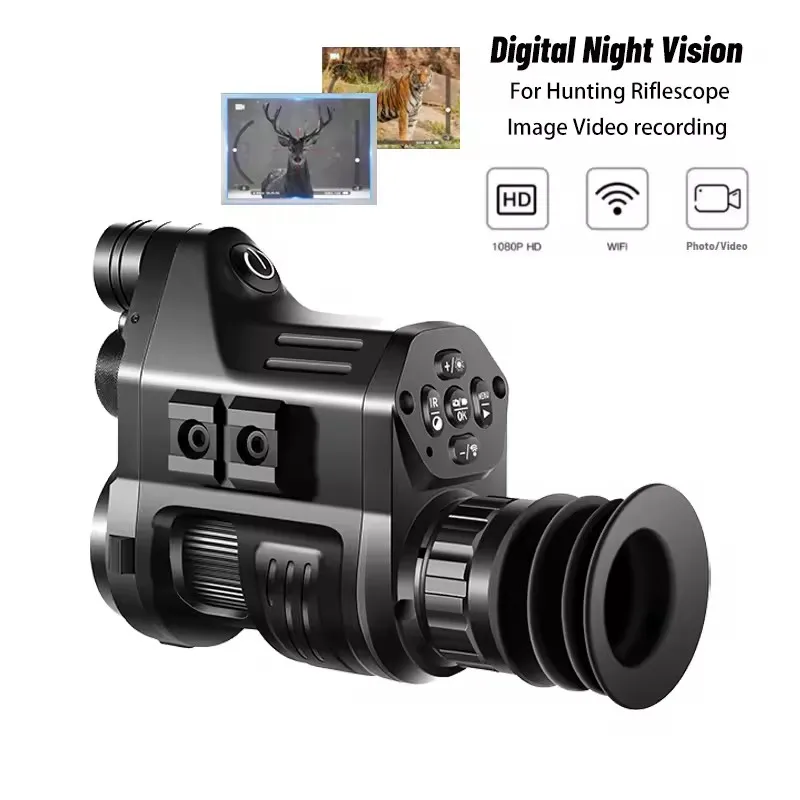 ZIYOUHU NV008A IR Digital Night Vision Monocular Camcorder with Crosshair Zero Position for Hunting Target Aim And Observation