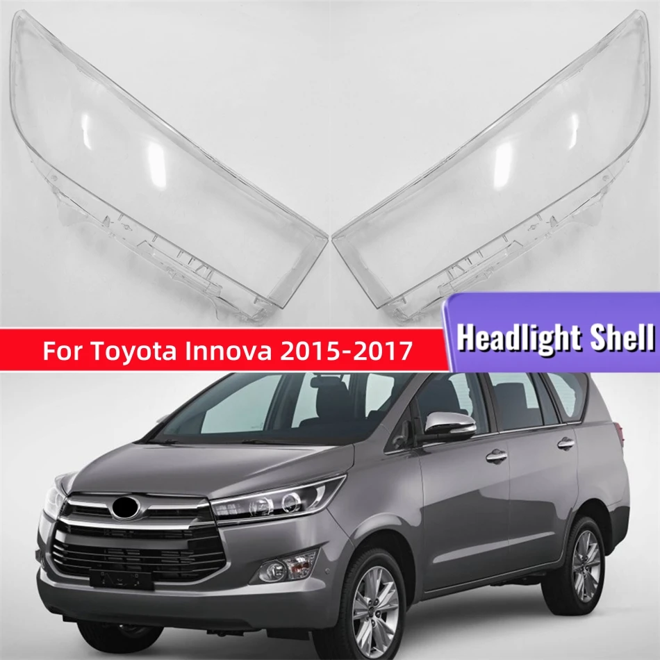 

Для Toyota Innova 2015 2016 2017, автомобильные детали и аксессуары, передняя лампа, стеклянный корпус