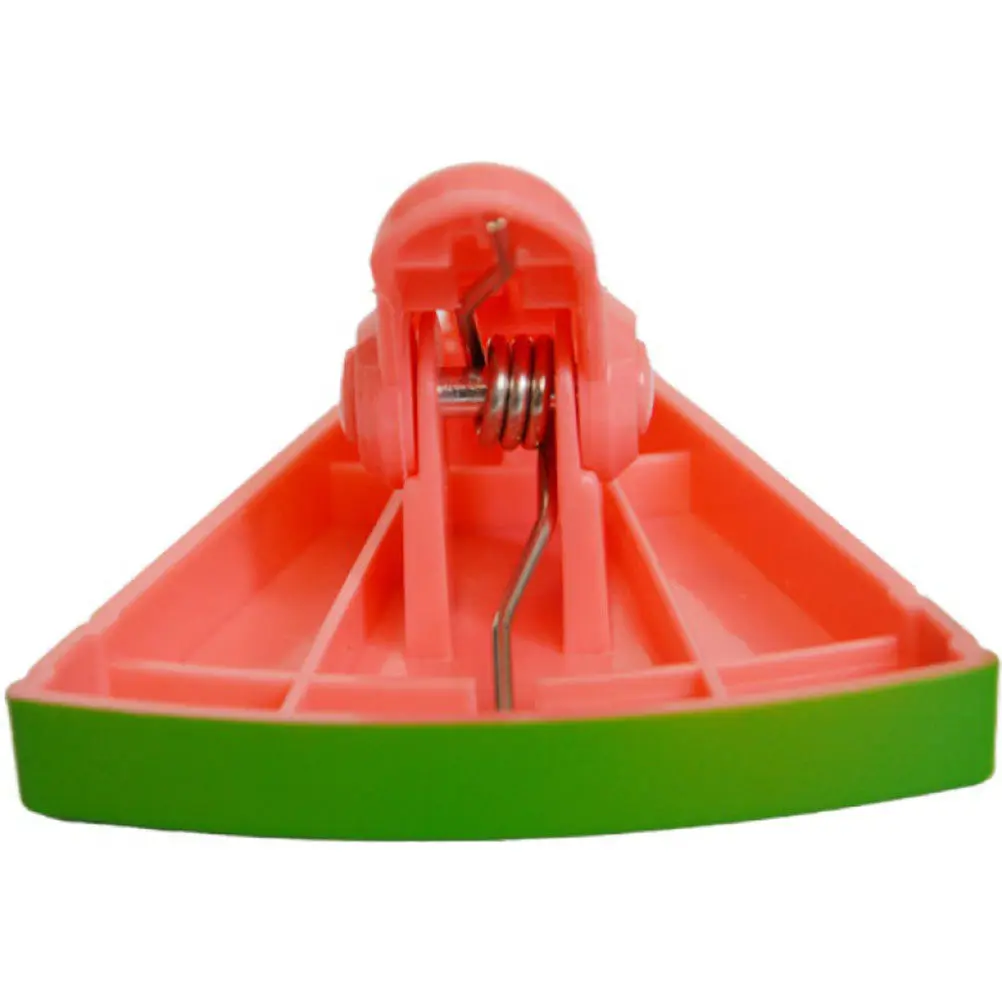 2Pcs Plastic Clothes Clips Bright Color Strong Clamping Force Windproof Beach Chair Towel Quilt Duvet Cover Holder Watermelon