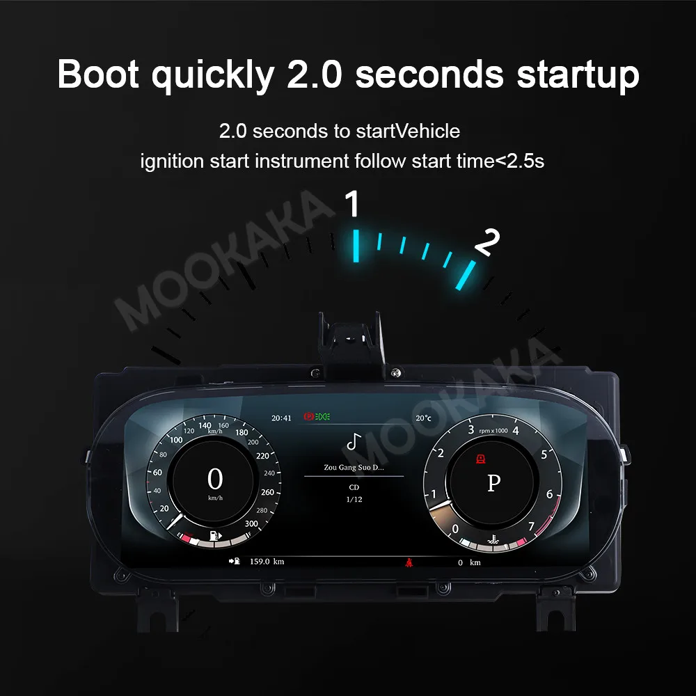 Digital Dash Panel For Land Rover Discovery Sport 2015-2018 Car Instrument Panel Gauges Cockpit Speedometer Head Unit Screen