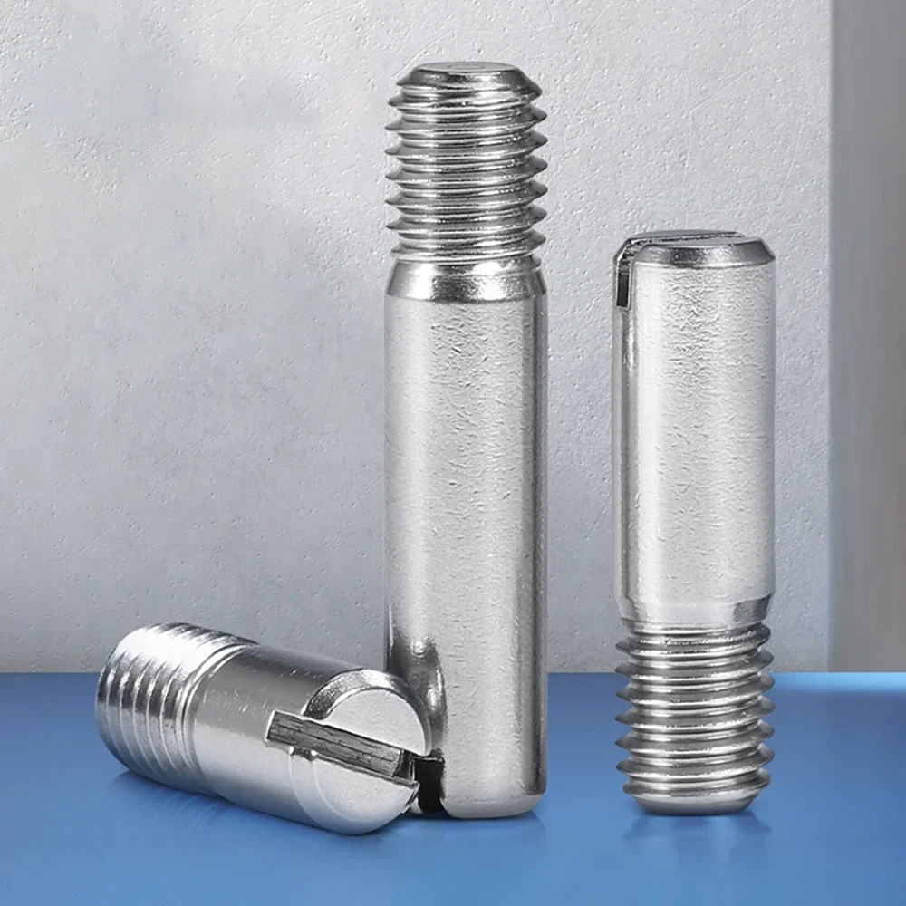 

M2 M2.5 M3 M4 M5 M6 M8 M10 304 Stainless Steel One-Word Groove External Thread Cylindrical Pin Positioning Pin Slotted Pin Screw