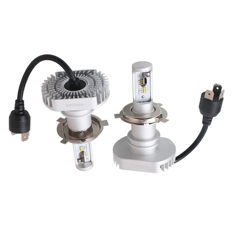 مصباح أمامي Philips LED H4 Ultinon LED 6000K أبيض بارد + تصميم مدمج لضوء السيارة اللامع بنسبة 160%، زوج #4