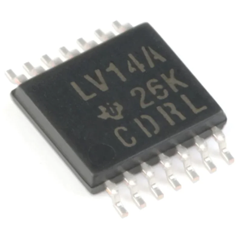 10 Brand New Original Sn74Lv14Apwr Silk Screen Lv14A Tssop-14 Six-Way Schmitt Trigger Inverter Chips