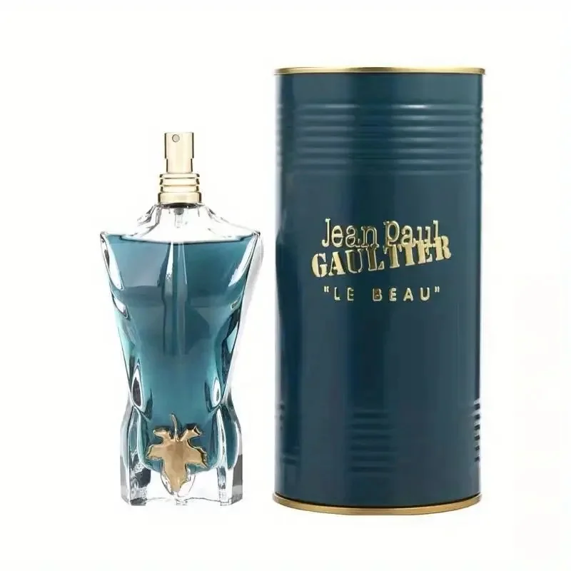 Jean Paul Gaultier Le Beau Herrenparfüm, frischer Duft von Kokosnussholz, langanhaltendes Eau de Toilette, luxuriöse flasche in Körperform, ideales Geschenk für Männer.