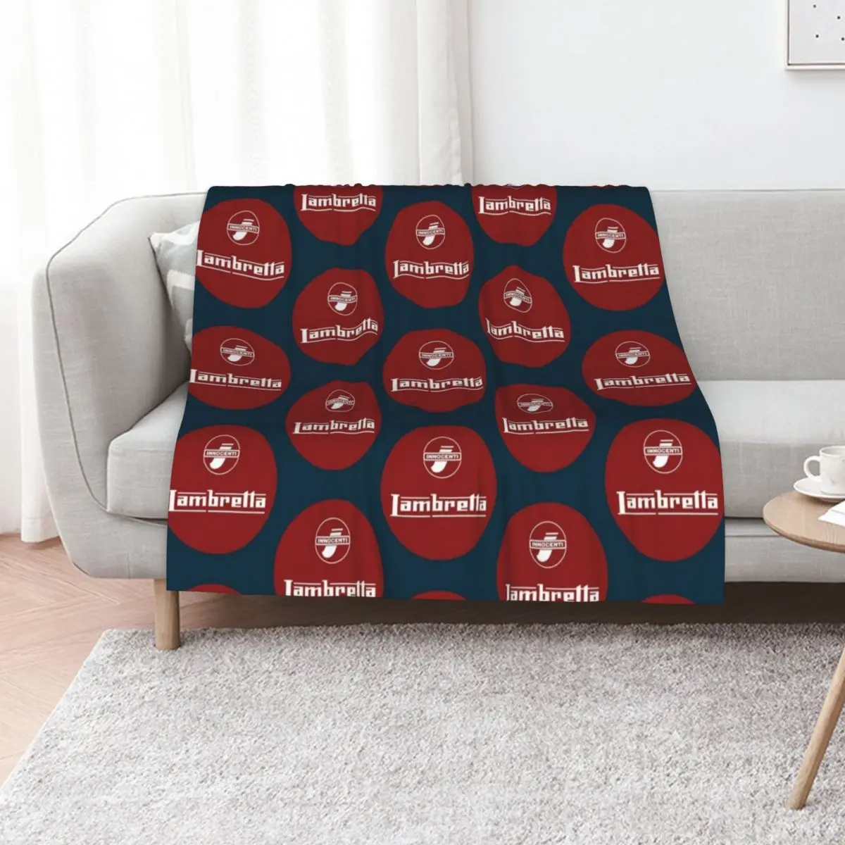 Lambretta Throw Blanket funny gift Sleeping Bag christmas decoration Moving Luxury Designer Shaggy Blankets