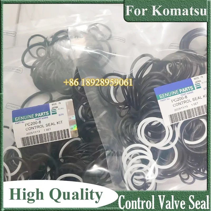 For komatsu PC350-8 PC60-8 PC210-8 PC220-8 Control Valve Seal Kit PC200-8 PC240LC-8 PC300-8 PC400-8 PC450-8 Excavator Repair Kit