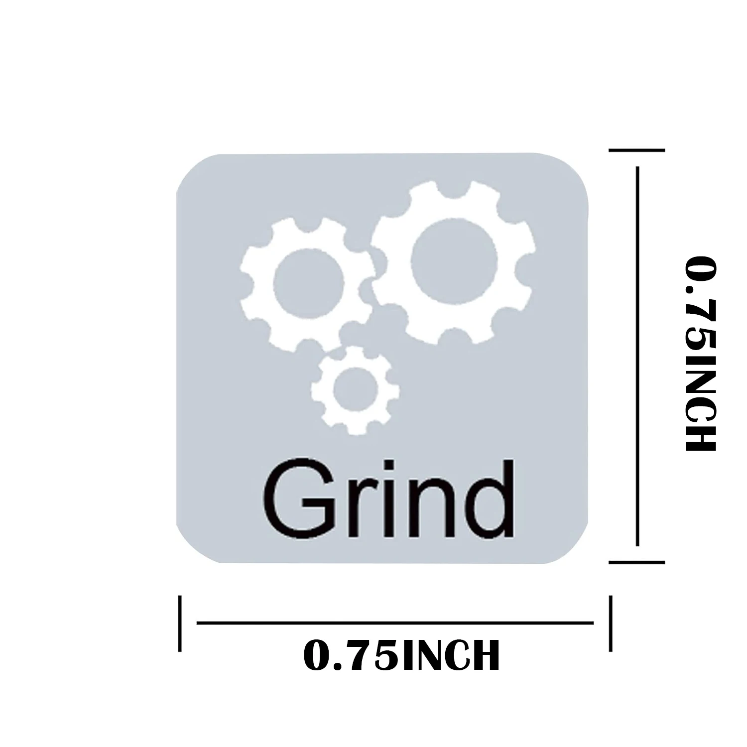 3/4 Inch Car Decal Switch Labels Sticker Novelty Stickers for Car or Truck Unused Buttons Control Dash Button Stickers 36pcs