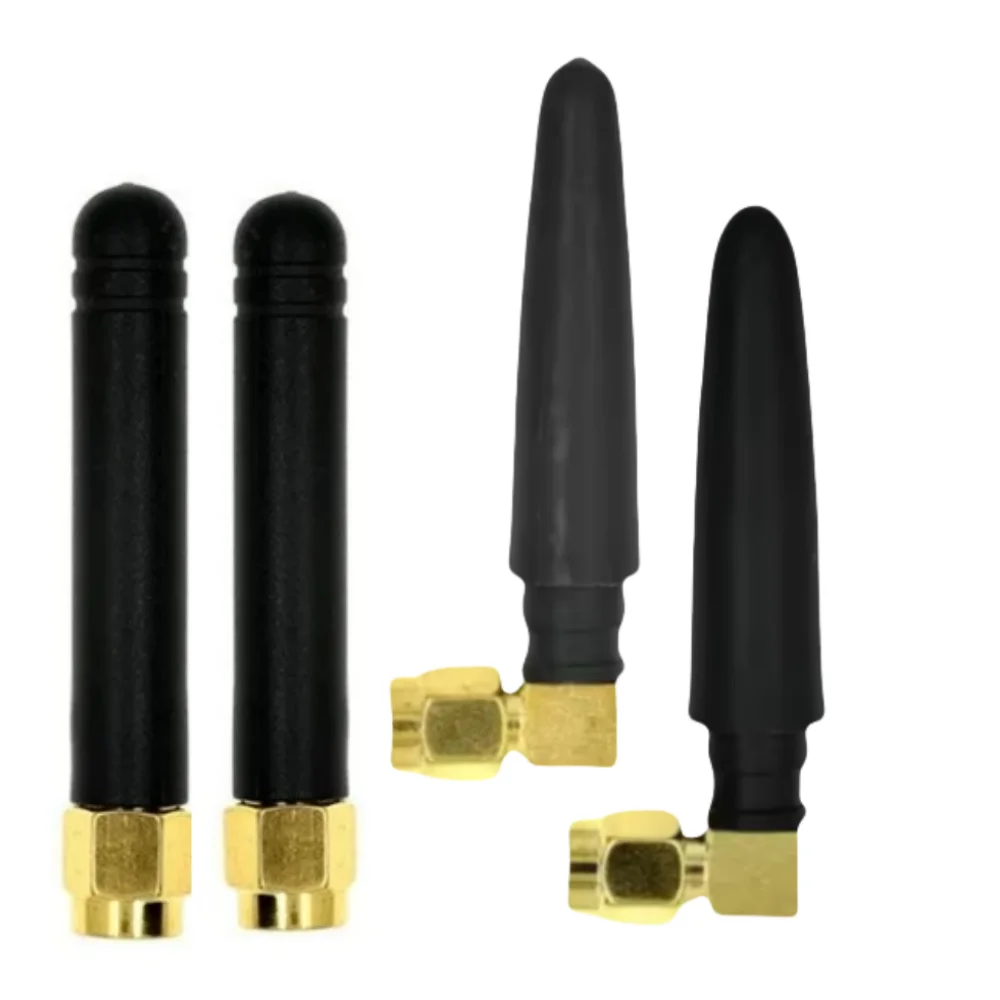 Antena wi-fi 3db, 2.4g/5.8g, banda dupla, conector RP-SMA/sma, antena de borracha para mini cartão pci, adaptador usb, roteador de rede, antena 5g