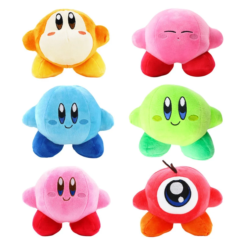 

15cm Anime Kawaii Cute Star Kirby Stuffed Plush High Quality Cartoon Toys Great Christmas Birthday Gift For Children Decor