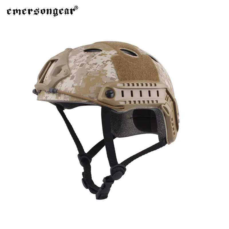 Emersongear FAST Helmet PJ TYPE Simple Version Protective Adjustable Helmet Combat Hunting Wargame Hiking Cycling Helmet EM8811