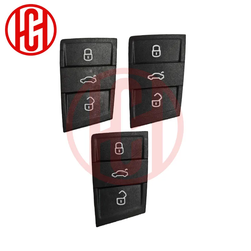 

OEM 3 Button Replacement Remote Key Rubber Pad Fob Case For VW Polo Golf 7 Tiguan For Skoda Octavia SEAT Ateca Leon Ibiza Shell