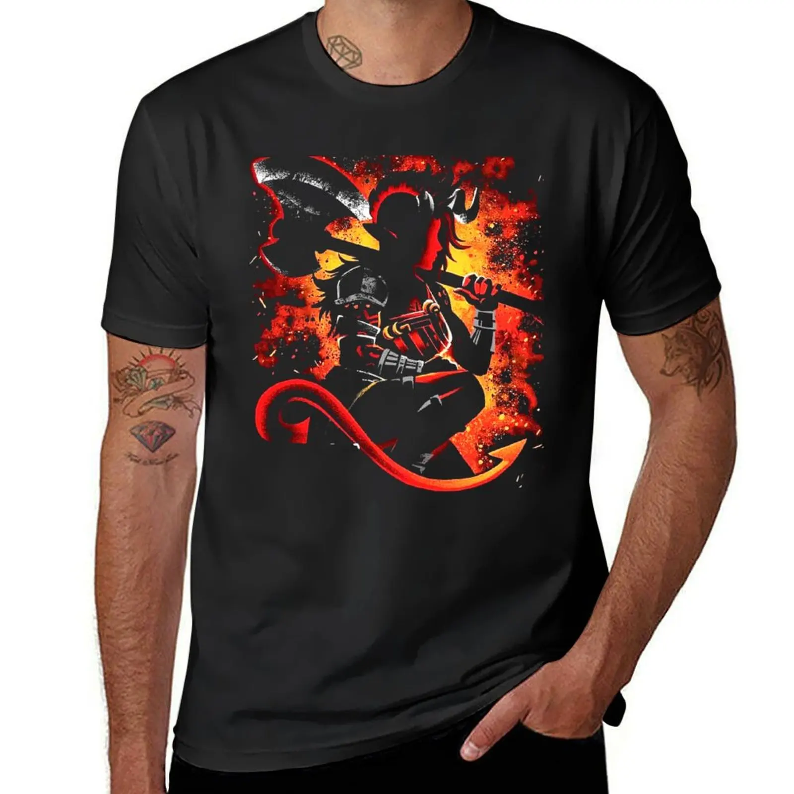 Karlach T-Shirt blacks Aesthetic clothing t shirts for men graphic