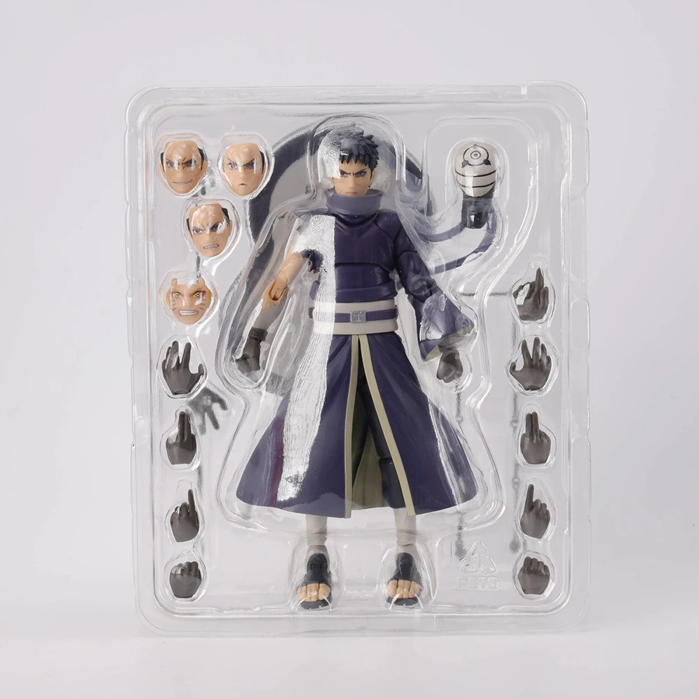 [In-Stock] Original Bandai Naruto S.H.Figuarts Obito Uchiha (Hollow Dreams of Despair) 155mm Excellent Anime Action Figure Toys