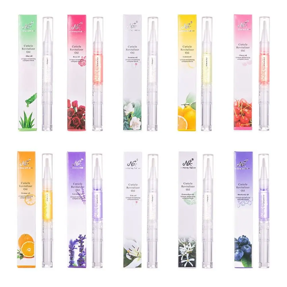 Frucht geschmack Nagel haut Stift Pinsel tragbare feuchtigkeit spendende 2ml Nagel Revit alizer Blumen duft Nagel haut Behandlungen