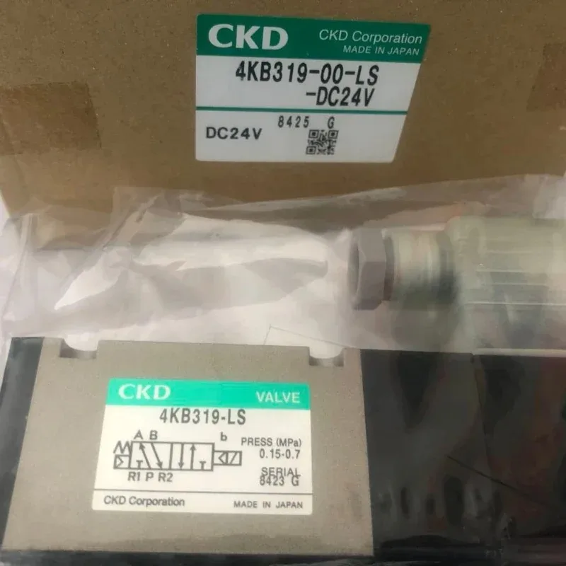 

Японский Соленоидный клапан для CKD 4KB319-LS 4KB319-00-LS-DC24V Печатный пресс специальный Соленоидный клапан